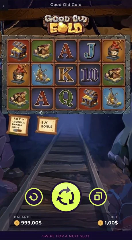 Good Old Gold slot on a phone
